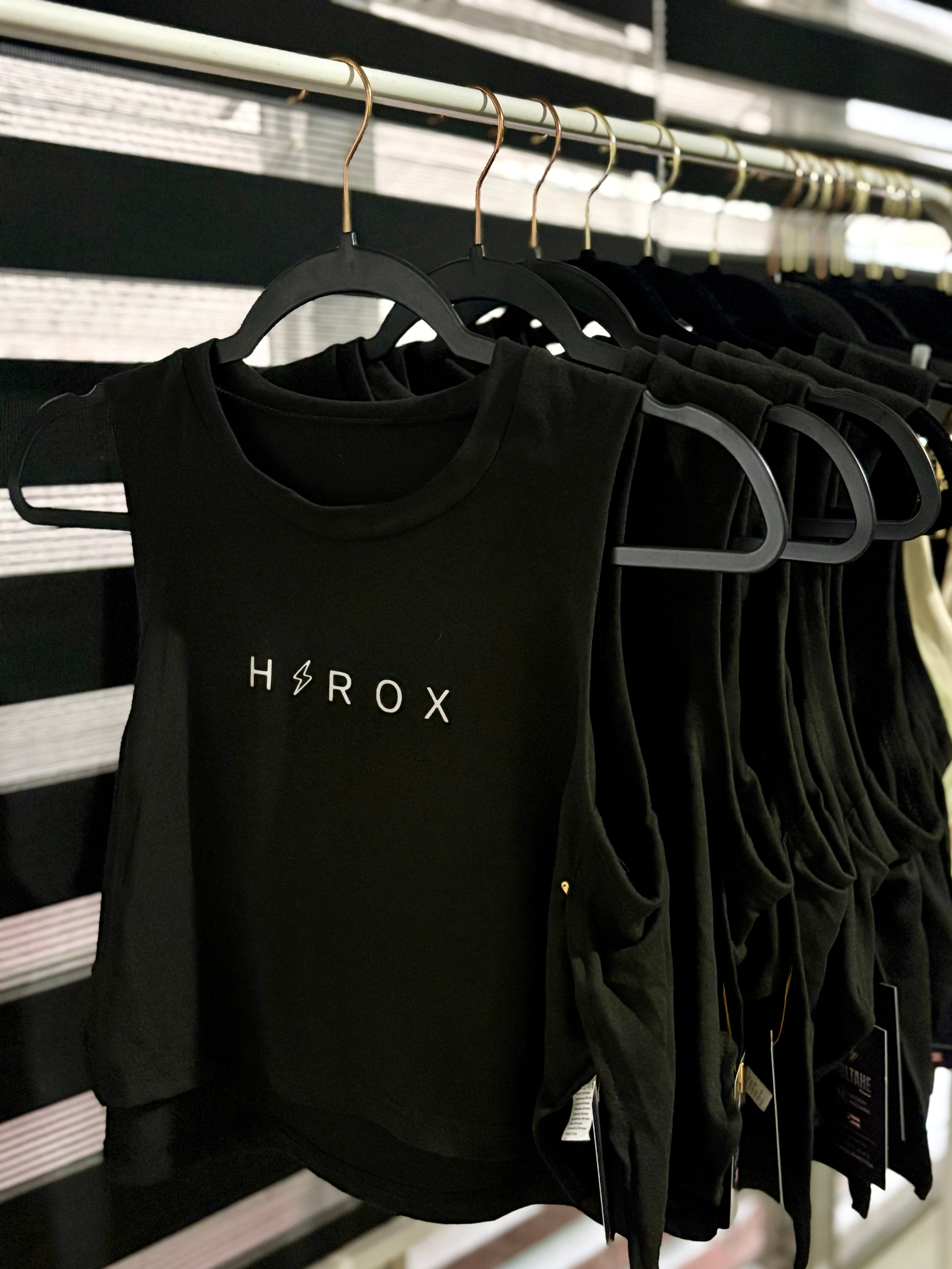 Crop top reflective hyrox